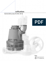 Technical Specification: Submersible Pump B 2250, 60 HZ