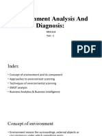 Environment Analysis and Diagnosis-1