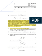 Clases de Ejercicios N 8: Transferencia de Masa II: Ingeniería Química