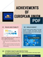 Achievements of European Union 