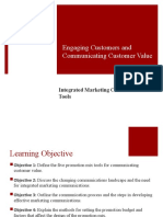 Engaging Customers and Communicating Customer Value: Integrated Marketing Communication Tools
