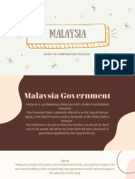 Malaysia: Intro To Comparative Politics