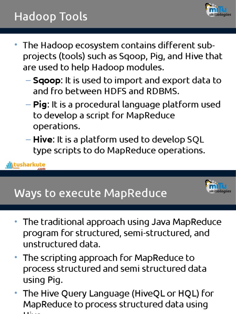 Hadoop Ecosystem: Hive and MapReduce | PDF | Apache Hadoop ...