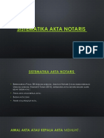 Sistematika Akta Notaris