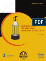 Cavinkare-Mma Chinnikrishnan Innovation Awards 2020: Online Registration and Application Process