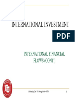 International Investment: International Financial Flows (Cont.)