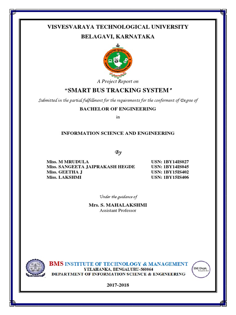 Smart Bus Tracking System Project | PDF | Android (Operating System ...