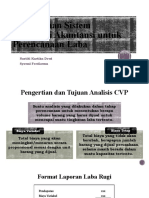 Penggunaan Sistem Informasi Akuntansi Untuk Perencanaan Laba - AML Materi 8