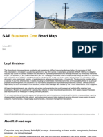SAP Business One Road Map