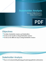 Stakeholder Analysis: PGI Liao, Wilfred Patrick R. Divine Word Hospital
