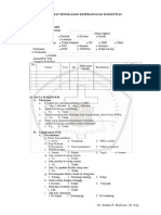 Format Pengkajian Keperawatan Komunitas