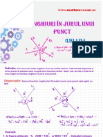 Unghiuri in Jurul Unui Punct