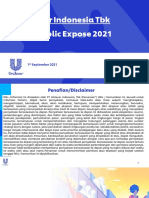 PT Unilever Indonesia Tbk Public Expose 2021
