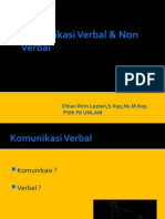 Komunikasi Verbal & Non Verbal