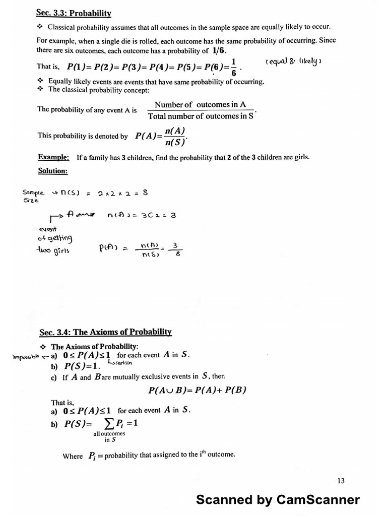 STAT273 - S NOTES | PDF