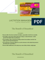 Lactation Management