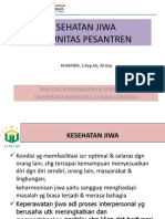 Kesehatan Jiwa Komunitas Pesantren: Fakultas Keperawatan & Kebidanan Universitas Nahdlatul Ulama Surabaya