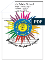 Subodh Public School: Rambagh Crossing, Jaipur Syllabus: 2019-20