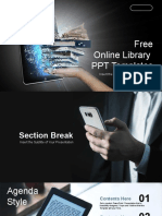 Free Online Library PPT Templates: Insert The Subtitle of Your Presentation