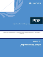 2021 11 25 - Annex F Implementation Manual (QA QC Plan) - UNOPS