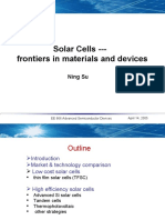 Solar Cells - Frontiers in Materials and Devices: Ning Su
