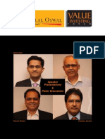 Motilal Oswal AMC Value Investing Forum - 19th March 2010