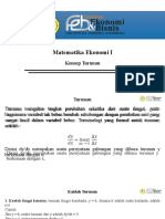 PPT. Pertemuan-12 Konsep Turunan (Matematika Ekonomi I)