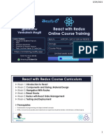 React With Redux Course Curriculum