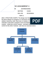 CSE ASSIGNMENT 4 Structure Charts and Pseudocode