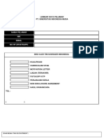 Lembar Data Pelamar SST4