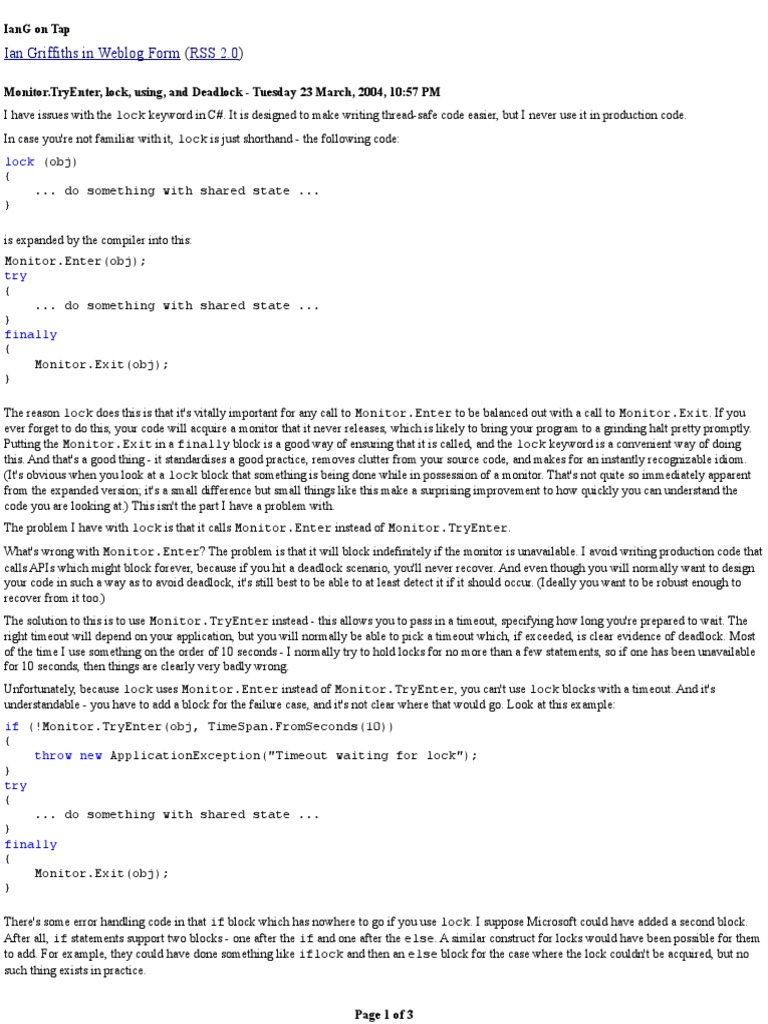 IanG On TapThreading Download Free PDF C++ Programming Paradigms