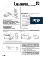 Connector: 1.25mm Pitch/disconnectable Crimp Style Connectors