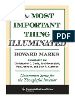 The Most Important Thing Illuminated: Uncommon Sense For The Thoughtful Investor (Columbia Business School Publishing) - Howard Marks