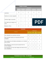 Tablas de evaluación