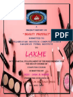 Lakme Project PDF