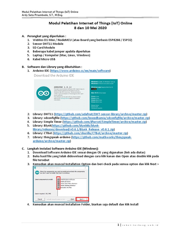 Contoh Proyek Iot Dengan Esp8266 Pdf