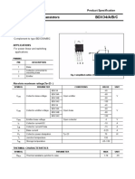 Silicon PNP Power Transistors: BDX34/A/B/C