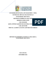 Trabalho 2 - Metodos Numericos Aplicados 