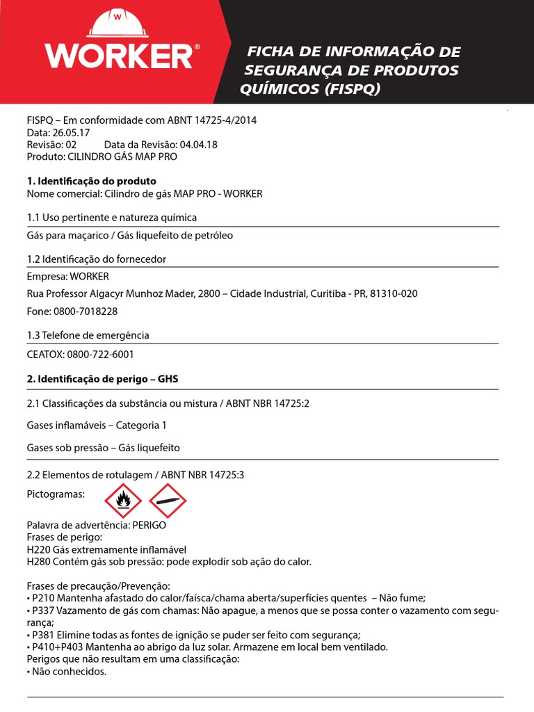 Fispq CilindrodeGas MAP PDF Química Gás liquefeito de petróleo