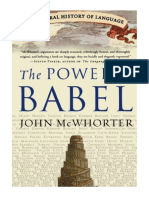 The Power of Babel: A Natural History of Language - John McWhorter