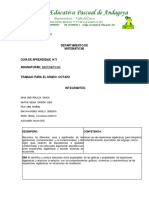 8° Matematicas Abril 2021