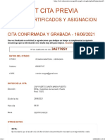 Proceso Automático para La Solicitud de Cita Previa