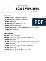 Programação Hallel 2016