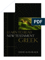Learn To Read New Testament Greek - David Alan Black