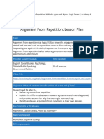 Avoid Fallacious Argument from Repetition