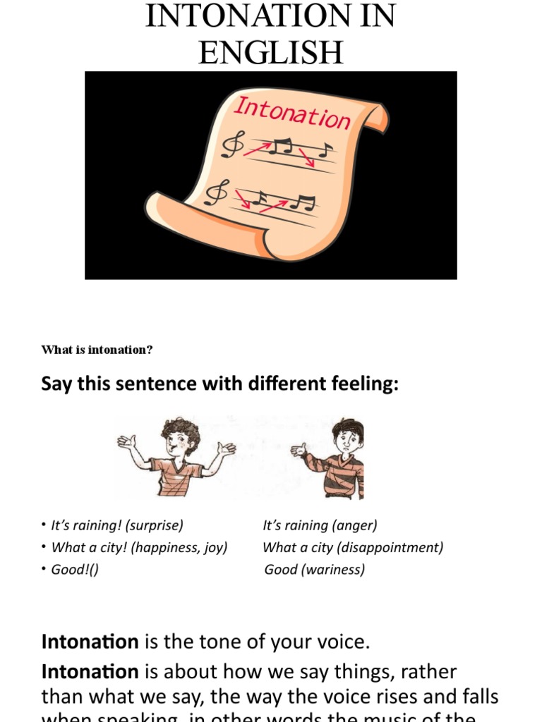 Intonation in English | PDF | Question | Cognition