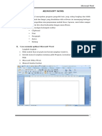 Materi Microsoft Word