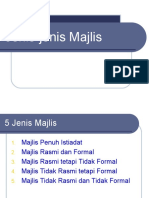 Jenis-Majlis