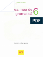 Limba romana - Clasa 6 - Cartea mea de gramatica - Sofia Dobra