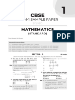Mathematics: Term-1 Sample Paper
